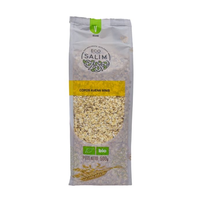 ECO SALIM - Mini flocons d'avoine biologiques d'avoine précuits 500 g