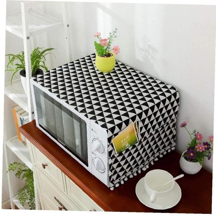 MICRO-ONDES Amoyer Cuisine Imprimé Micro-Ondes Couvercle pour Poussières Four À Micro-Produits De Couvertur310