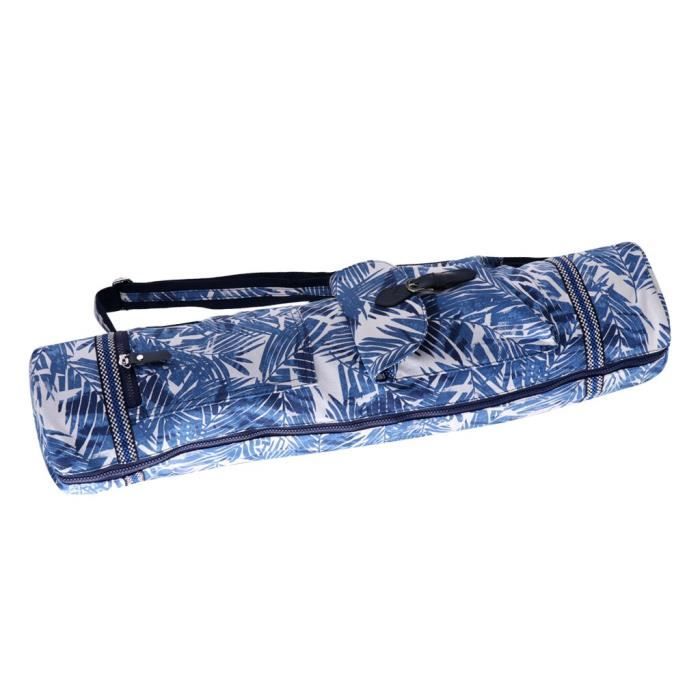 Tapis de sol,Sac de transport de tapis de Yoga Manduka Durable, avec sangle d'épaule, pour exercices d'entraînement, - Type Bleu