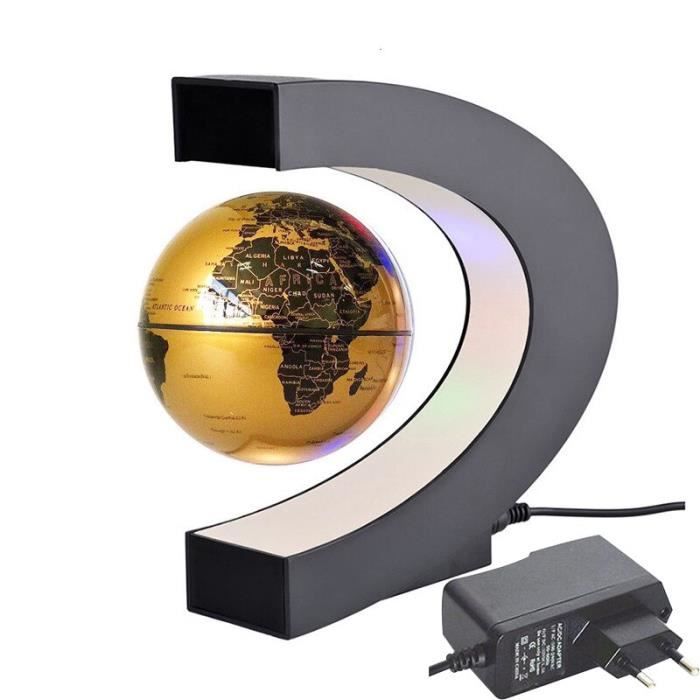 Couleur Bouchon d'or-EU Globe de levitation magnetique f