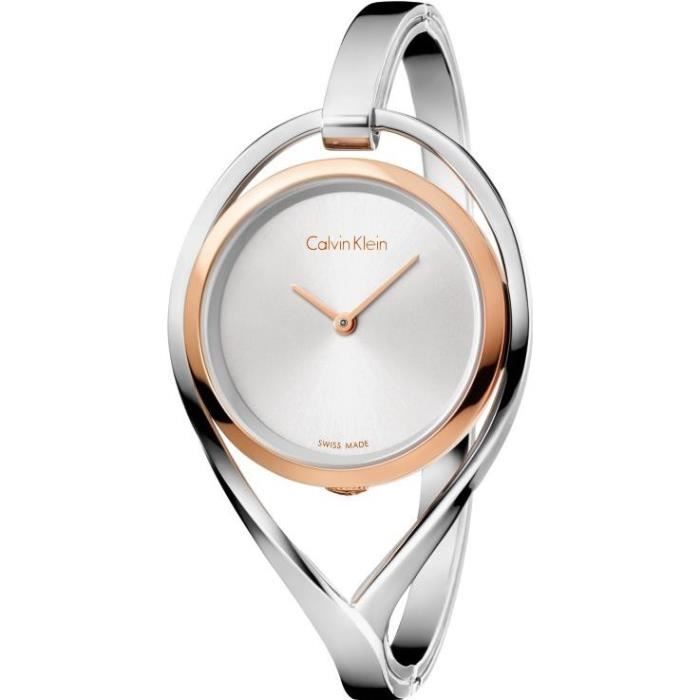 Calvin Klein LIGHT K6L2SB16 Montre Bracelet pour femmes Fabriqué en Suisse