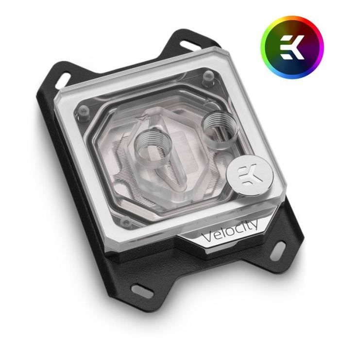EK Water Blocks EK-Velocity D-RGB - AMD Nickel + Plexi 0,000000 Noir