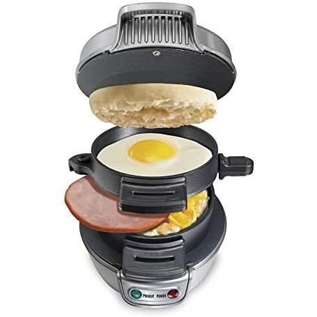 éLectrique Fabricant de Sandwich D'Oeuf Plaques de Cuisson à Panini pour -Grillades Grille-Pain Multifonction Non-Baton Hamburger B