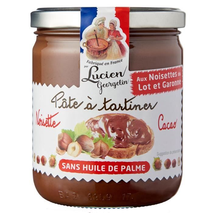 Pâte à tartiner noisette/cacao 400g LES RECETTES CUITES AU CHAUDRON