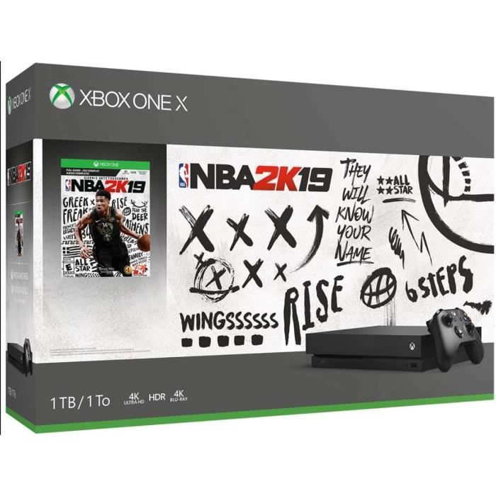Xbox one X + Nba 2K19 + Xbox Live 14 jours