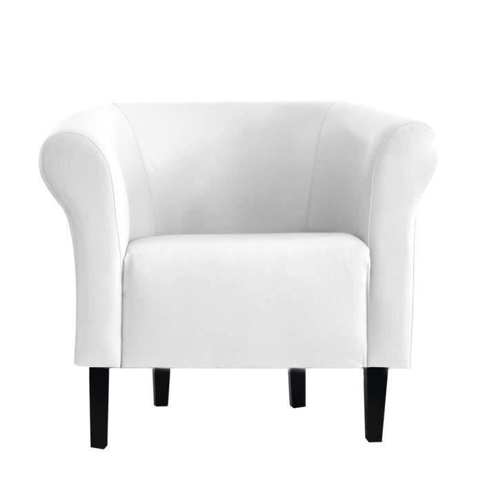 Fauteuil Crapaud Monaco 2 Simili Cuir