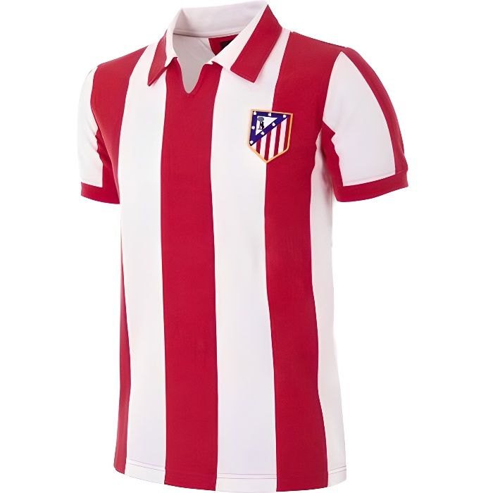 Maillot Copa Football Atletico de Madrid 1970 - 71 Retro - rouge/blanc - XS