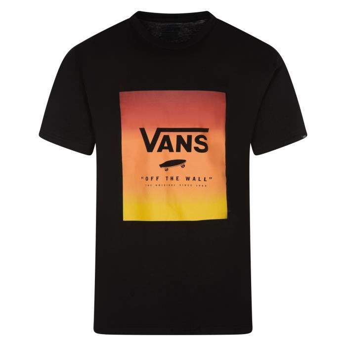T-shirt coton col rond Vans Noir