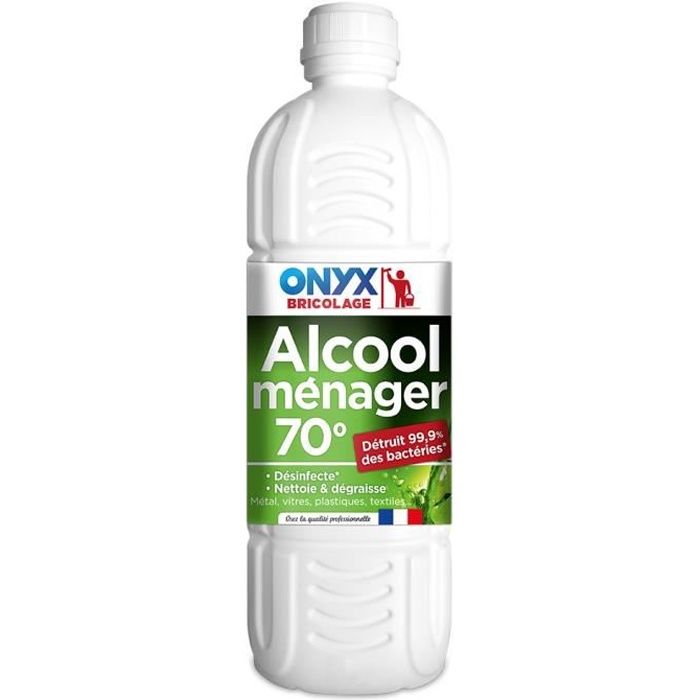 Alcool Ménager 70° Flacon 1L - Produits multi services