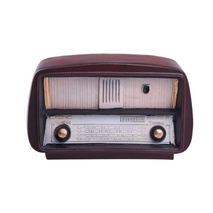 1 Pc décoration de bureau modèle de radio Vintage Radio jouet ornement de Table de la maison pour de GLOBE TERRESTRE