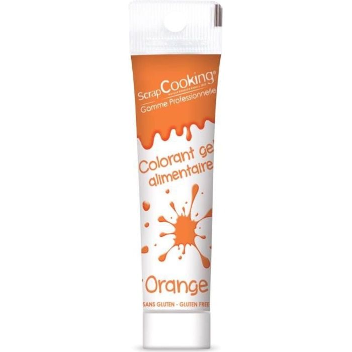 Colorant alimentaire gel - Orange - Scrapcooking