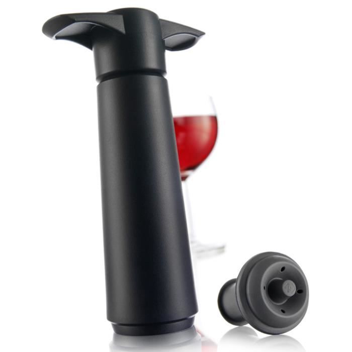 Pompe à vide et bouchon pour le vin Vacuvin