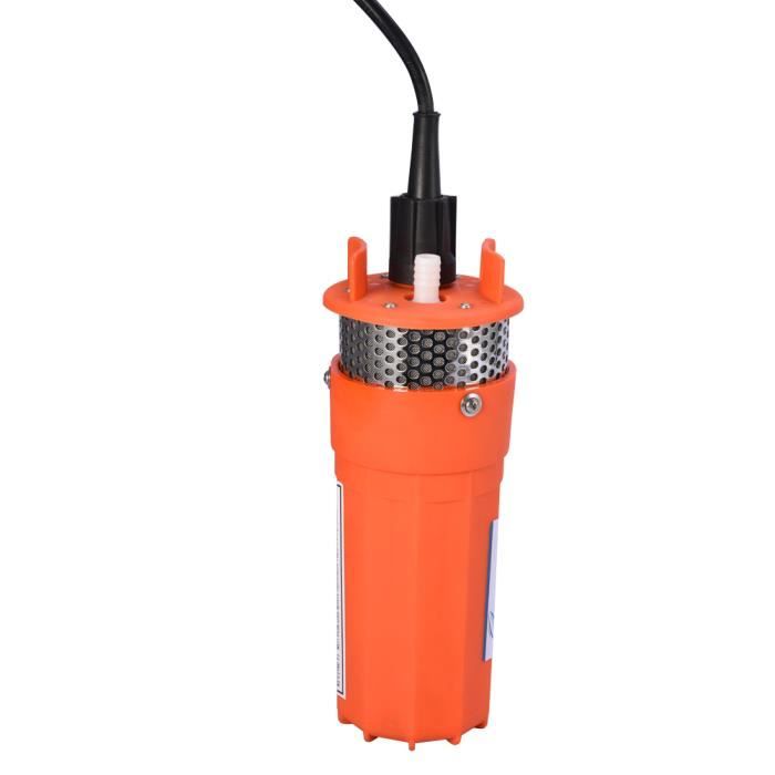 Pompe Submersible à Energie Solaire 12 V Pompe à Eau Solaire avec Câble de 3m Interface 1-2 pouce Débit d'eau Maximal 6,5 L-min-JIY