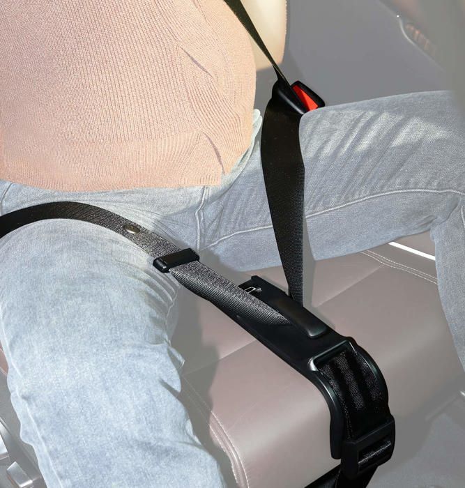 Clip Régleur Ceinture De Sécurité - 4 Pièces - Universel Voiture/SUV - Cuir PU - Ajuste La Position Pour Plus De Confort