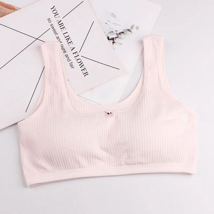 Soutien-Gorge De Sport Pour Ado Fille 10-18 Ans - Rembourré Léger, Sans Armature, Bretelles Réglables Et Super Confort