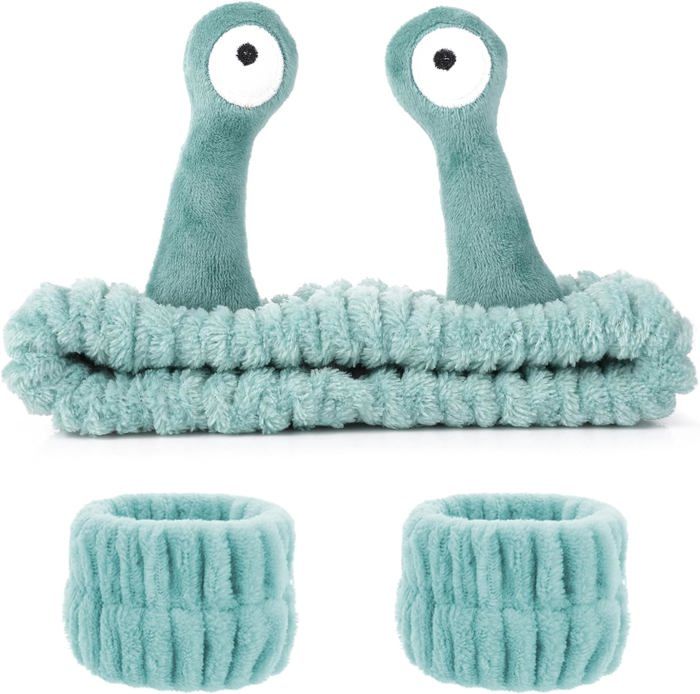Lot De 2 Bandeaux Abeille En Peluche – Doux Et Créatif – Lavage, Maquillage, Fêtes