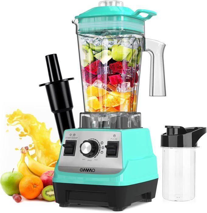 Blender Professionnel 1,8L Et Mini Mixeur Smoothie 300Ml,1800W Blender