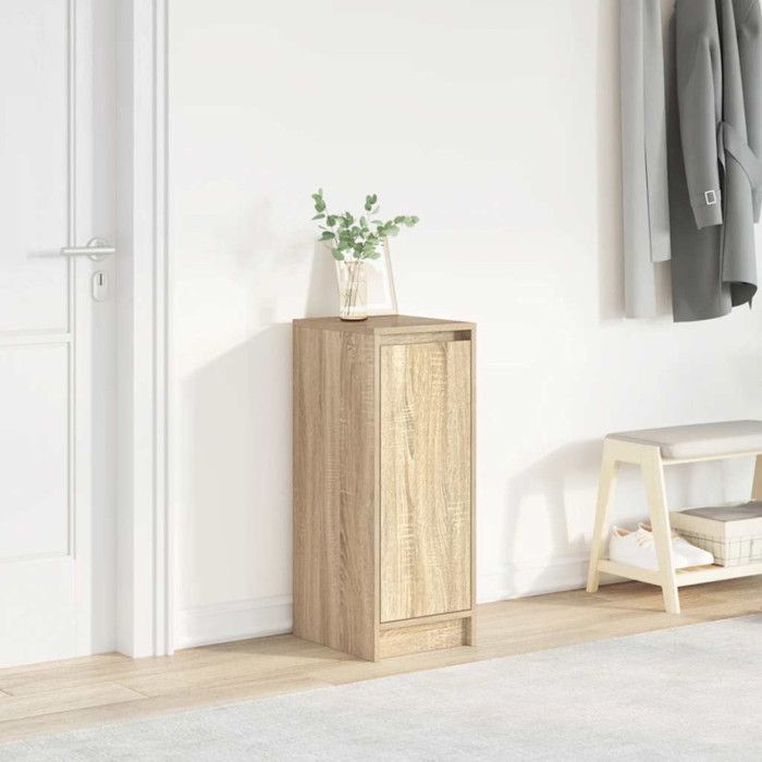 Armoire à chaussures chêne sonoma 295x34x76 cm bois ingénierie