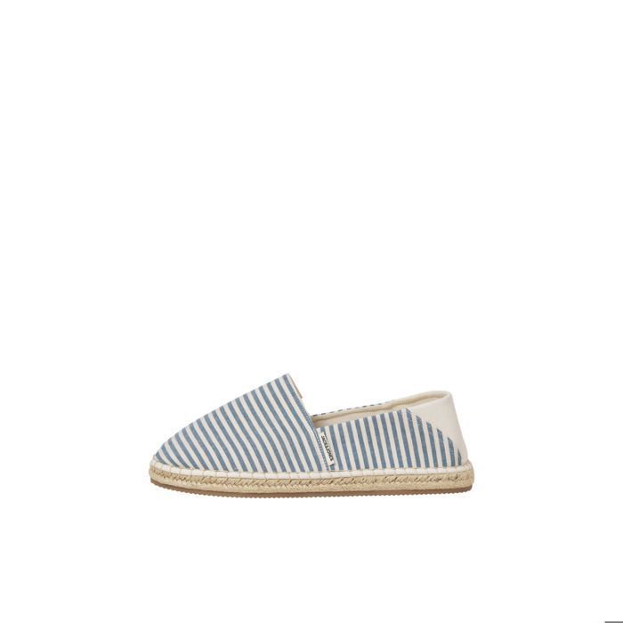 jack & jones Jack & Jones Regent - Espadrilles toile rayée pour adulte semelle corde