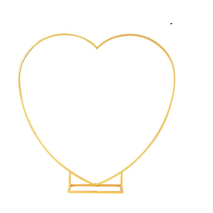 LUNICASHA Arche De Mariage En Forme De Cœur En Métal - Arche De Ballons