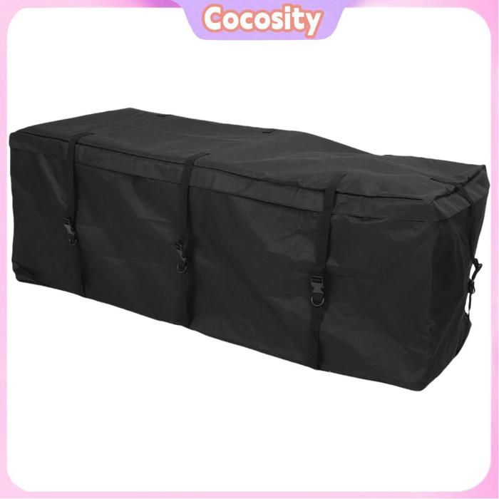 Accessoire Voiture Sac De Transport Étanche Pour Attelage 0,6 M³ - 155x61x61 Cm, Grille 500D Sac Cargo Grille 500D