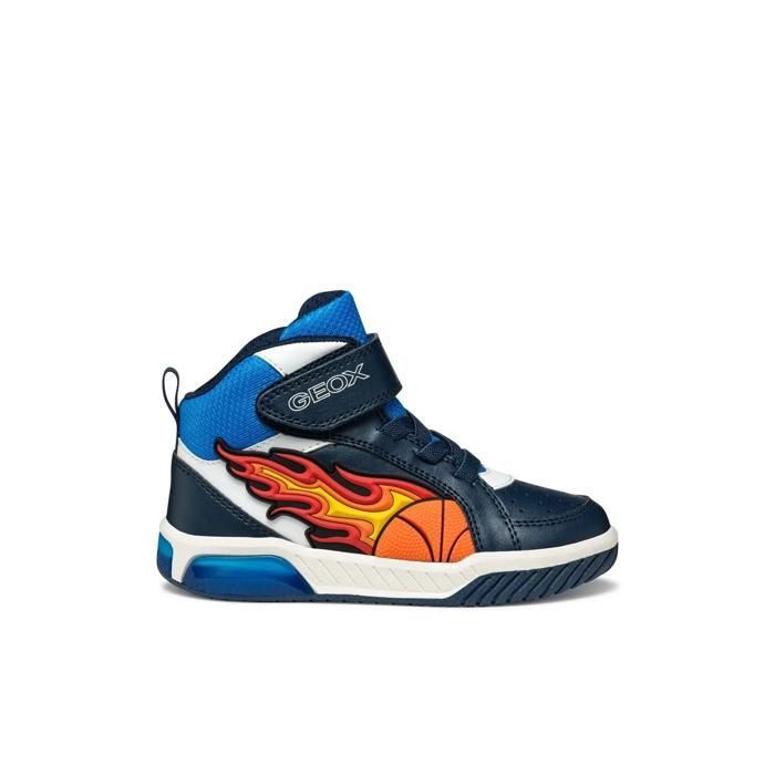 Baskets enfant Geox Inek C - bleu marine/bleu clair