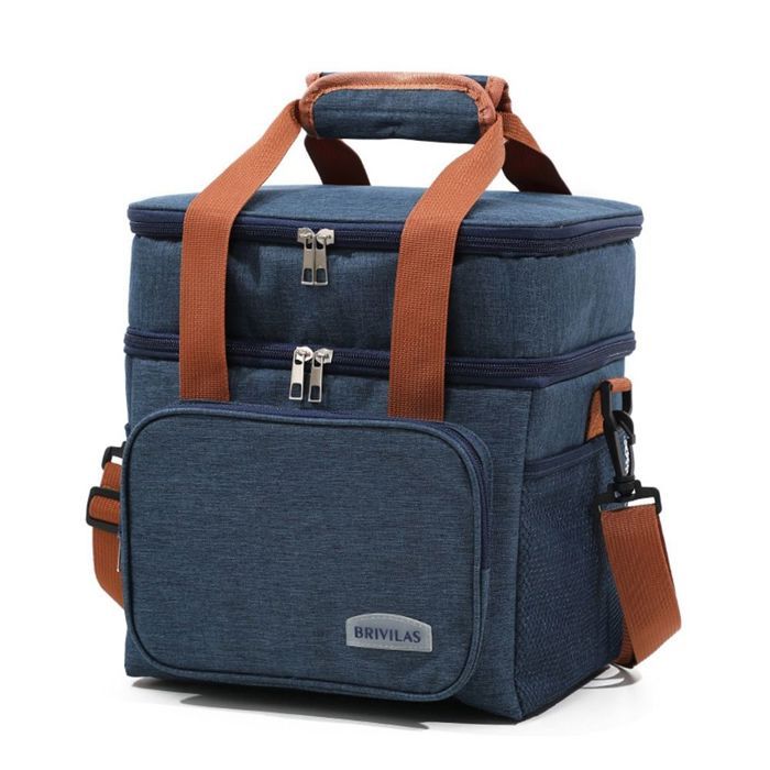 Kit lunch voyage isotherme - 1 ensemble double couche sac lunch pack glace - Convient pour conservation aliments Étiquette