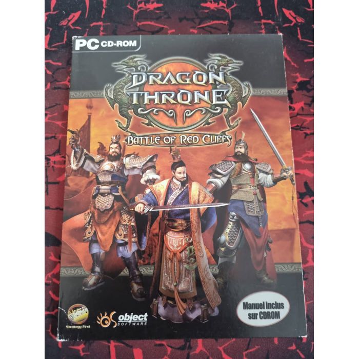 Object Software Dragon Throne – Battle Of Red Cliffs – Jeu PC Cd-Rom – Stratégie Temps Réel