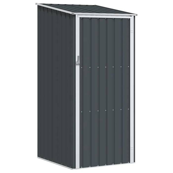 Abri de jardin en acier galvanisé - Happiness - 87x98x159 cm - Anthracite - Sans plancher - Montage requis