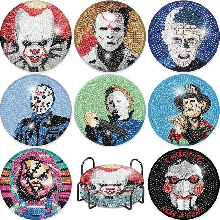 Dessous De Verre Avec Base En Liège, Avec Un Motif De Grafik