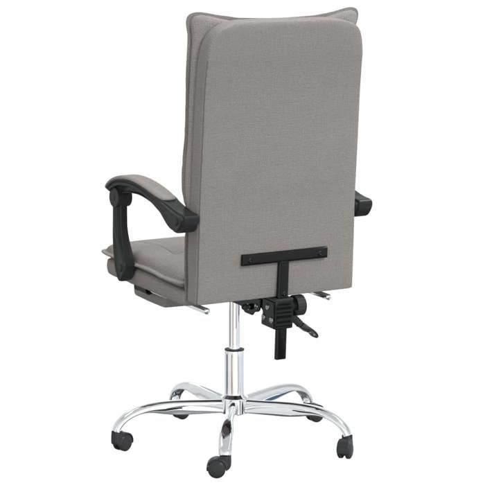 Sale 2026 Fauteuil inclinable de bureau - Chaise simple - Taupe Tissu - 63x56x(112.5-122) cm DD294 Sale 2026 Fauteuil inclinable de bureau - Chaise simple - Taupe Tissu - 63x56x(112.5-122) cm DD294