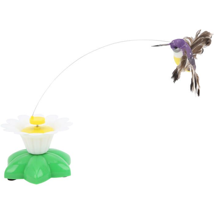 Jouet oiseau volant électrique pour chat mouvement volant réaliste jouets interactifs pour chaton petits animaux
