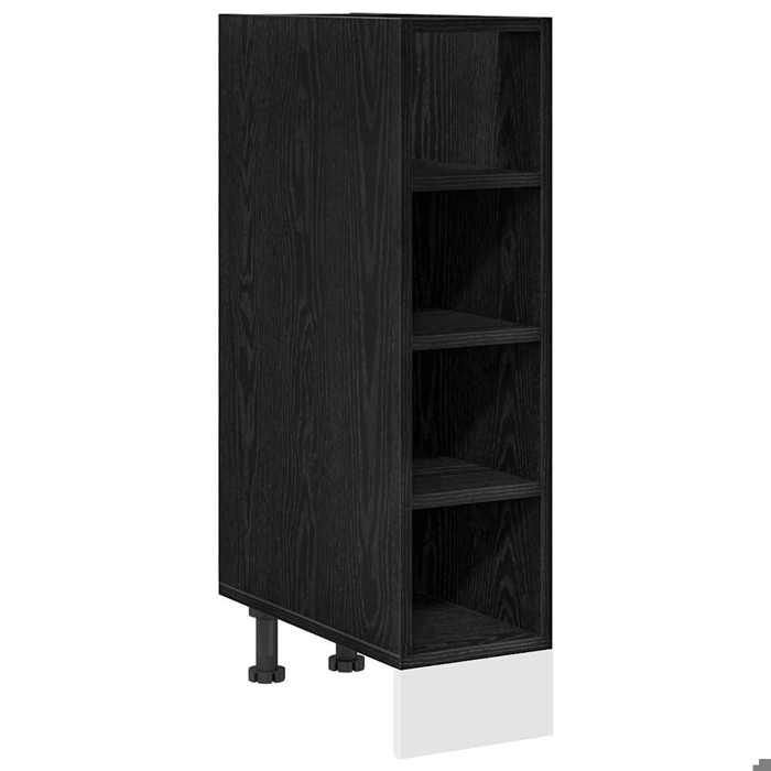 Soldes FlottantsMeuble de cuisine 1 PC - Cabinet/Meuble bas de cuisine - bas Chêne noir 20x445x815cm 5233157