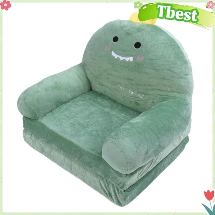 Tbest canapé pliant pour enfants Canapé pliable pour enfants dessin animé mignon doux et confortable meuble canape 2 niveaux