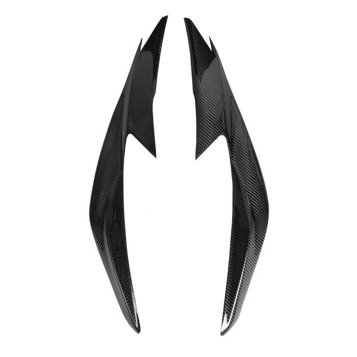 Paupières De Phare Avant - 2 Pièces Noir Brillant, ABS - Pour MK6 NCS 2010-2018 - Protection Et Style
