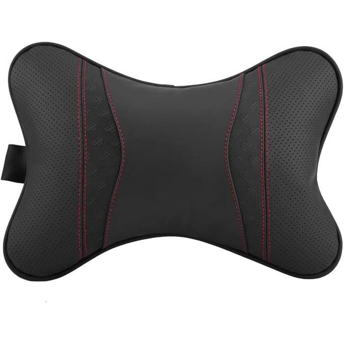 Coussin Appuie Tete Voiture Appui-Tête De Voiture En PU Cuir - 7