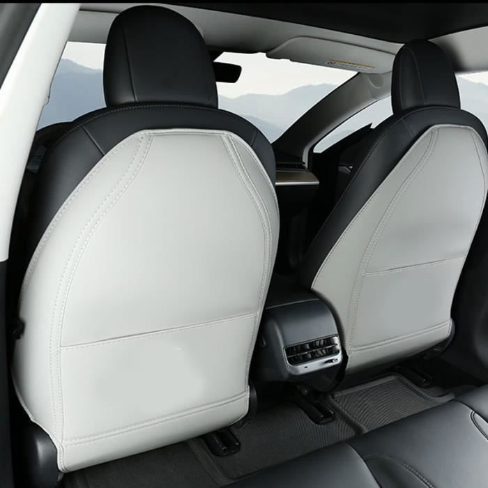 HHGFTIY 2 Pièces Coussin Anti-Coup De Pied Pour Siège Voiture Citroën C3 Aircross 2015-2023 - Protection Imperméable Et Poche Pratique