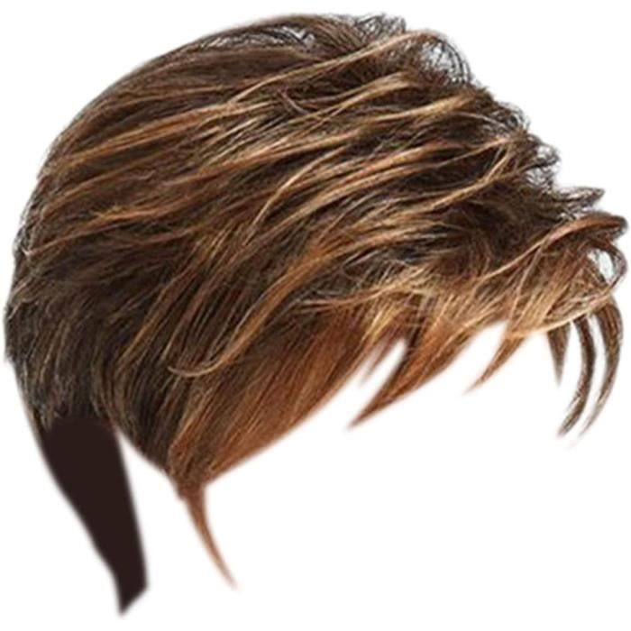 Perruque Enid Sinclair Cosplay - Dégradé Bouclé 35 Cm - Pour Déguisement Halloween, Carnaval - Fibre Synthétique Réglable