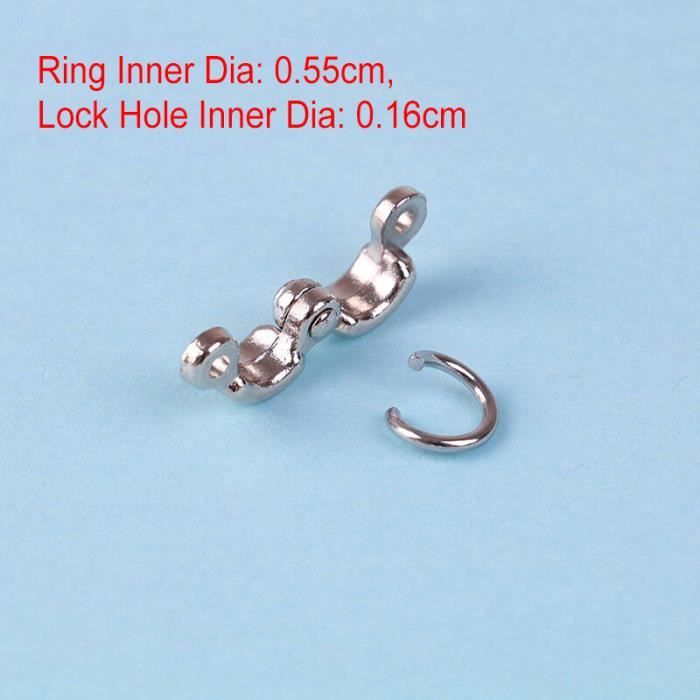ZXUPOI 100 Bague Pour Pied d’Oiseaux[8mm]Anneau d'Identification En