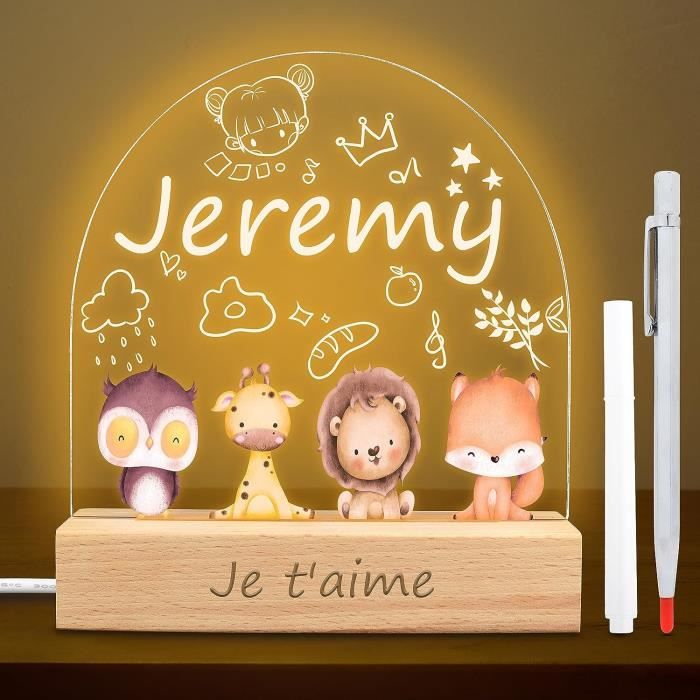 Cadeau personnalisé bébé fille ❤️ avec prénom - original et utile