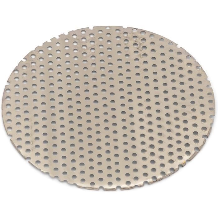 NKlaus griglia in acciaio inox 12,5cm maglia griglia di ricambio per resine per incenso schermo di ricambio per bruciatore di incenso 4046