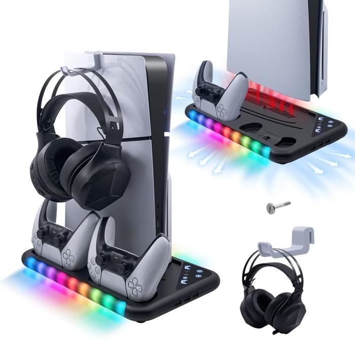 Ventilateur De Refroidissement Arrière Pour PS5 Slim - 3 Vitesses - Neuf