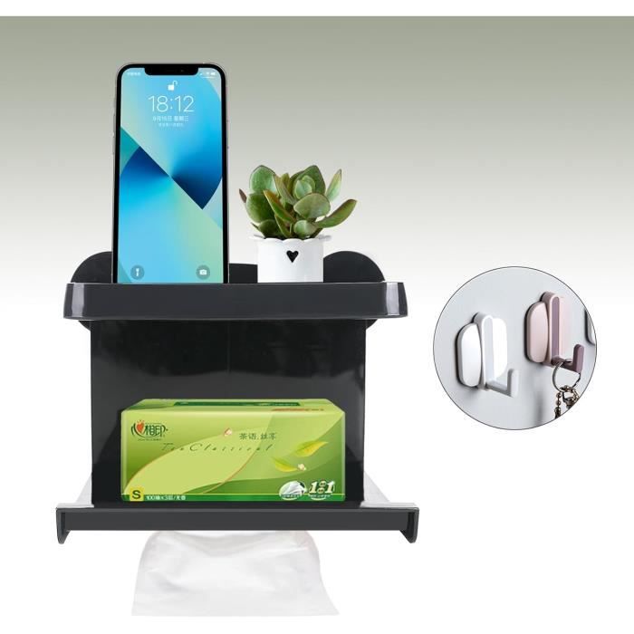 Compactor GRENA Porte-Papier Toilette Adhésif Bleu – Sans Perçage, Étanchéité 100%, Design Moderne Salle De Bain
