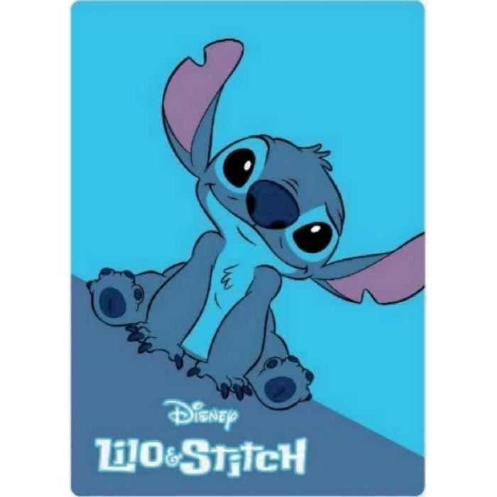 Plaid Polaire Stitch Disney