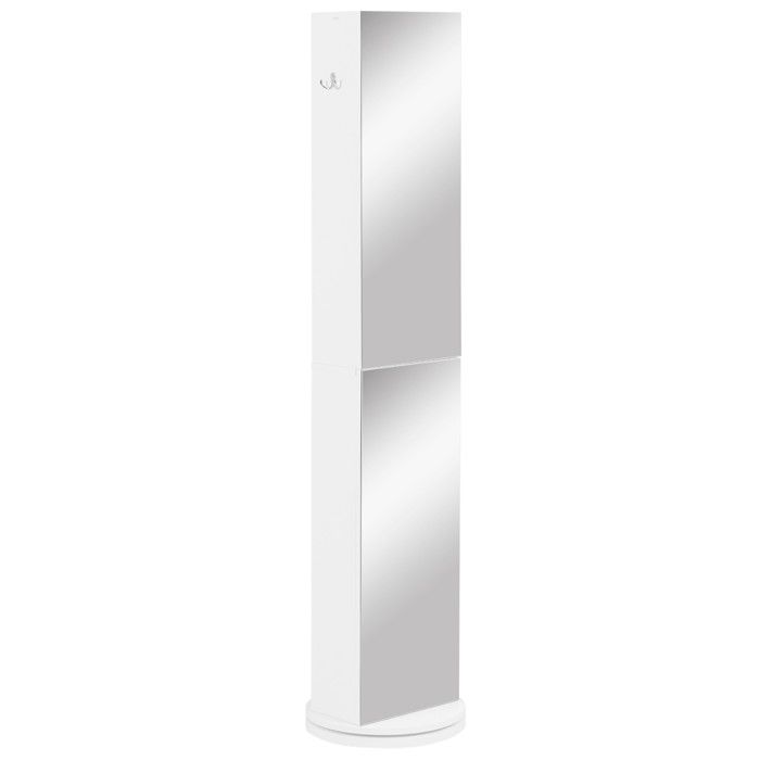 Meuble colonne salle de bain pivotant CHIARA blanc