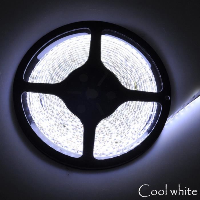 18 DEL Corde Bande de lumières Blanc Intérieur Maison Cuisine Chambre À Coucher adhésif flexible NEUF