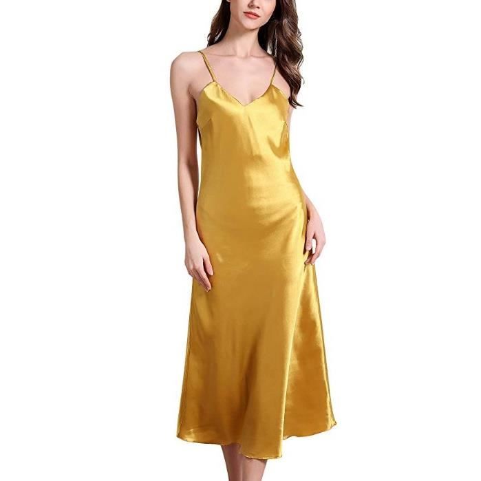 Robe de nuit soie clearance
