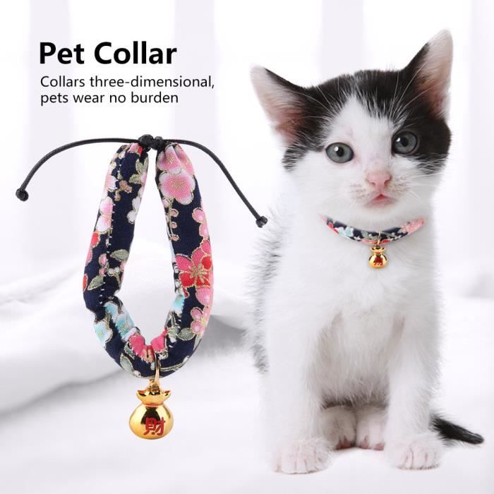 Collier De Clochette De Chat Fait Main De Style Japonais Pour Animaux De Compagnie Bleu N Cdiscount Collier De Clochette De Chat Fait Main De Style Japonais Pour Animaux De Compagnie Bleu N Cdiscount
