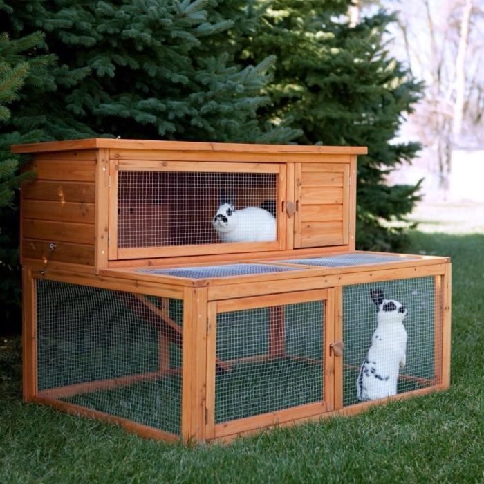 Poulailler Clapier PARC-ENCLOS pour lapin poules rongeur CARPI 