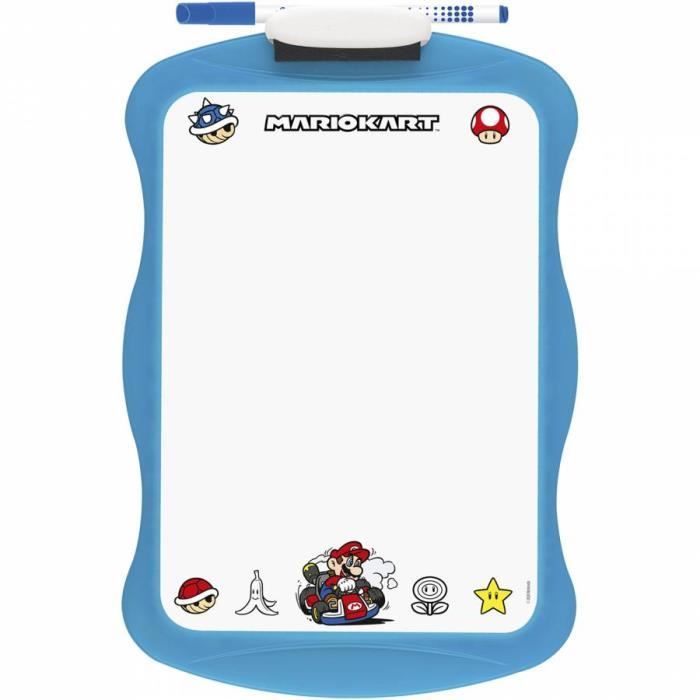 BIC Ardoise Mario Kart Velleda Effa&ccedil;able avec Feutre Effa&ccedil;able et Effacette